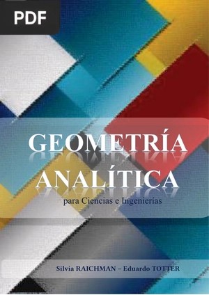 Portada de Geometría Analítica Para Ciencias E Ingenierías, Silvia Raquel Raichman, Eduardo Totter
